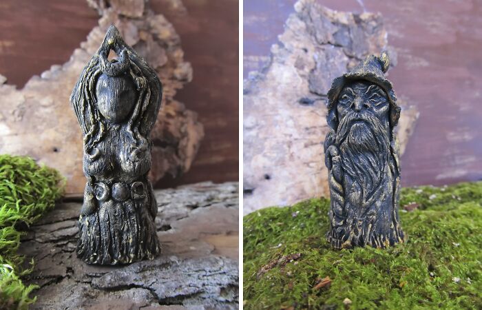 I Create Small Pocket Figurines Of Pagan Gods And Mythical Creatures With Polymer Clay (5 Pics)