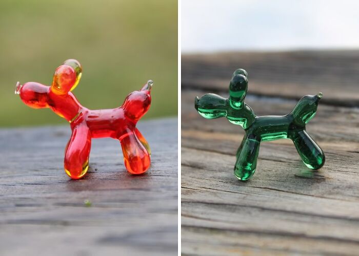 I Make Glass Balloon Dog Figurines (16 Pics)