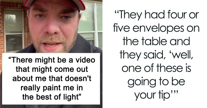 “I’m At A Place Of Employment, Not Here To Play”: Server Shuts Down Customer Who Tried To Turn His Tip Into Content For Their Video