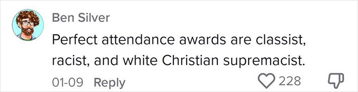 Dad Calls Out Schools For Still Having Perfect Attendance Awards, Goes Viral Dad Calls Out Schools For Still Having Perfect Attendance Awards, Goes Viral