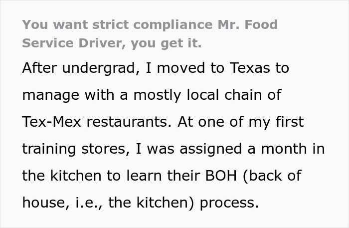 Vendor Won’t Credit Missing Item Due To “Strict Policy,” Restaurant Manager Maliciously Complies Vendor Won’t Credit Missing Item Due To “Strict Policy,” Restaurant Manager Maliciously Complies