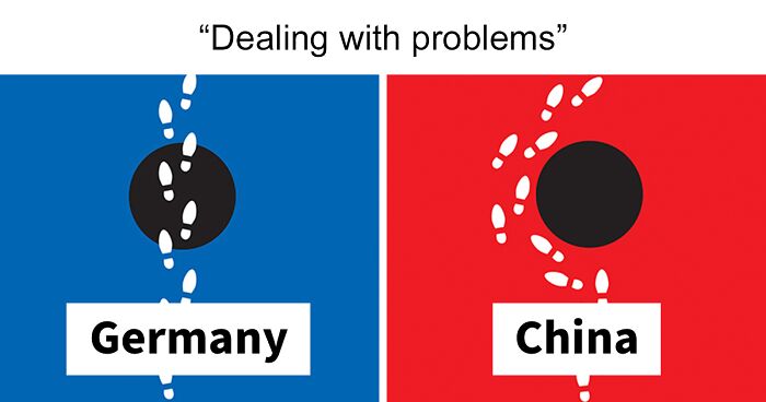 24 Funny Illustrations That Show The Cultural Differences Between The ...