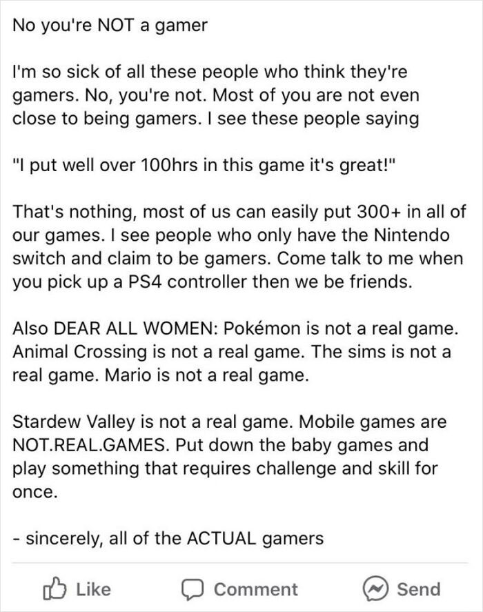 I Hold A Ps4 Controller, I’m A Real Gamer Girl™️