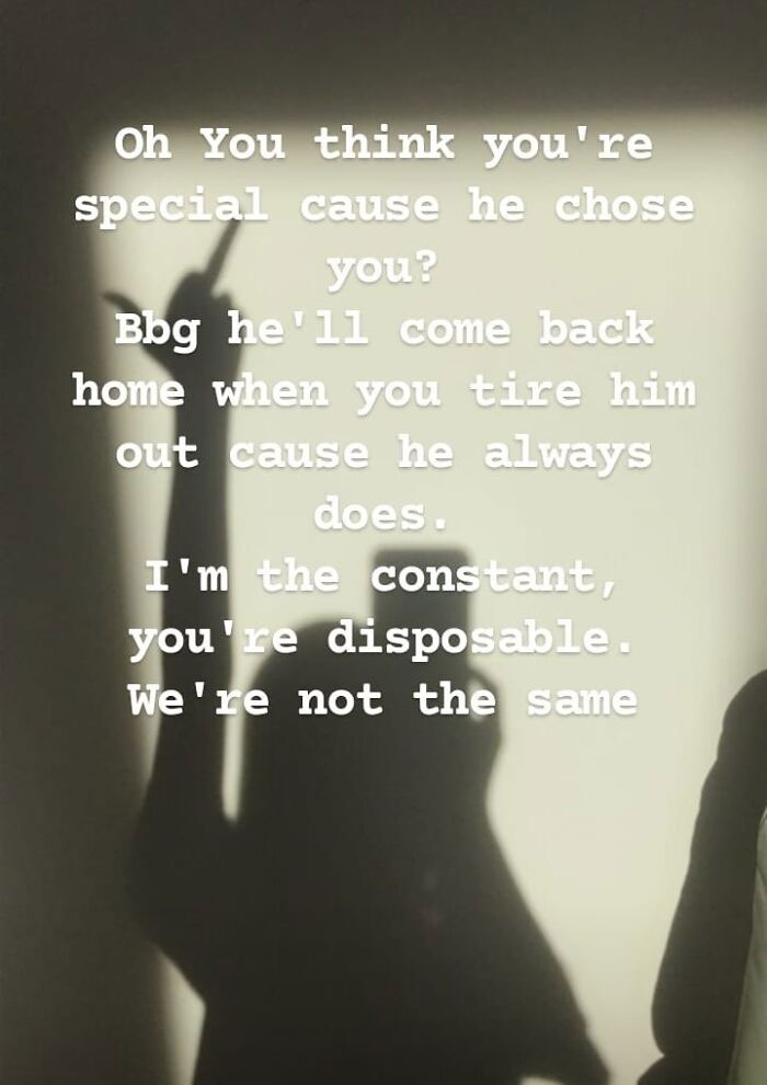 My BF's Bestfriend. I Truly Hope This Isn't For Me Because It Gives Me The Icks. But Even So Girl What?