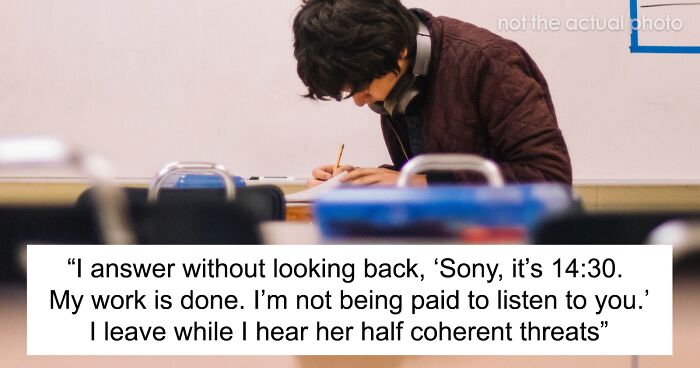 Teacher Leaves Exam Early, Forcing The School Principal To Monitor The ...