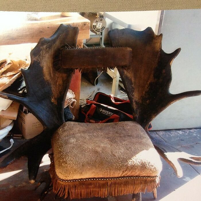 Weird Leather Chair