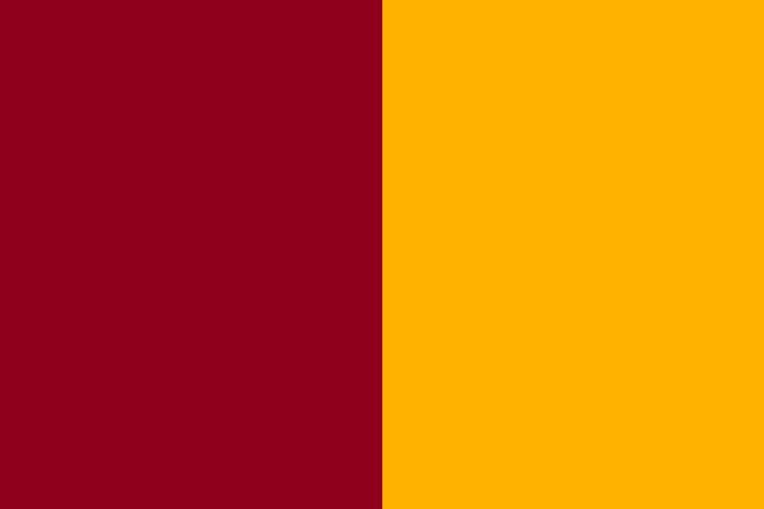 Rome’s Flag Consists Of A Vertical Column Of Red And Another Of Yellow, The City’s Two Colors