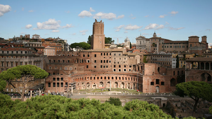 The First Ever Shopping Mall Was Built In Rome Between 107 And 110 AD By Emperor Trajan
