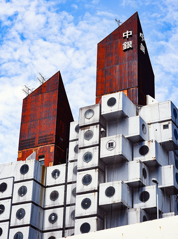 The Nakagin Capsule Tower, A Building True To Its Name, Was Built In Tokyo In 1972