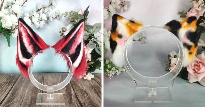 I Create Ears And Tails Of Faux Fur (7 Pics)