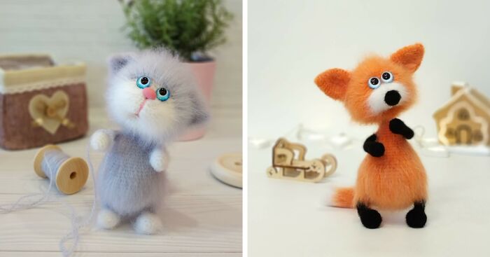 I Create Cute Fluffy Crochet Toys (17 Pics)