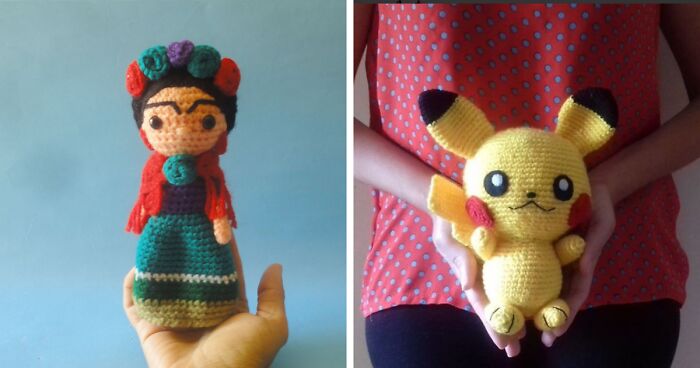 I Make Patterns Of Dolls In Crochet And 2 Needles (4 Pics)