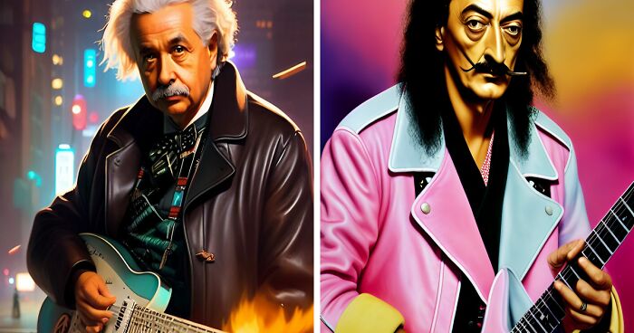 I Reimagined Well-Known People As Rockstars With The Help Of AI (7 Pics)