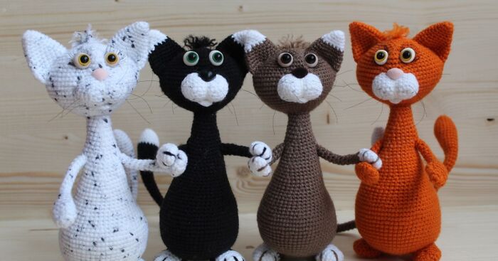 I Crochet Cute Amigurumi Cats (13 Pics)