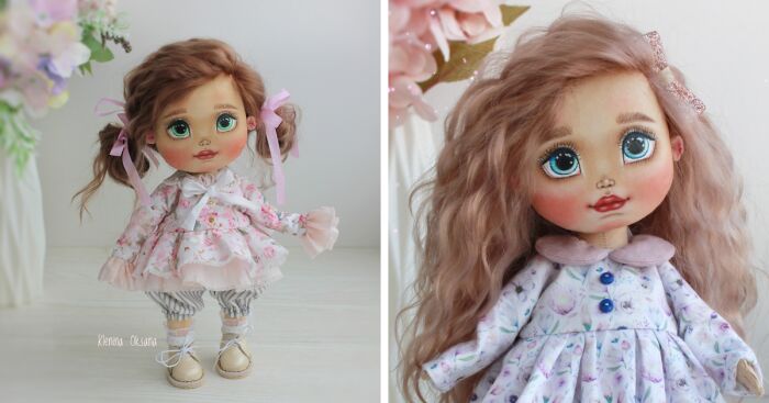 I Create Interior Dolls From Fabric (6 Pics)