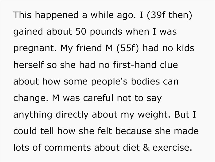 Woman Lies About Her Weight And Waits Until Friend Notices She Lost 50 Pounds, But She Only Realizes When A Mutual Friend Points It Out Woman Lies About Her Weight And Waits Until Friend Notices She Lost 50 Pounds, But She Only Realizes When A Mutual Friend Points It Out