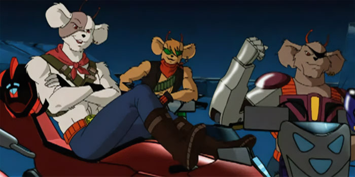 Biker Mice From Mars cartoon with Modo and Vinnie