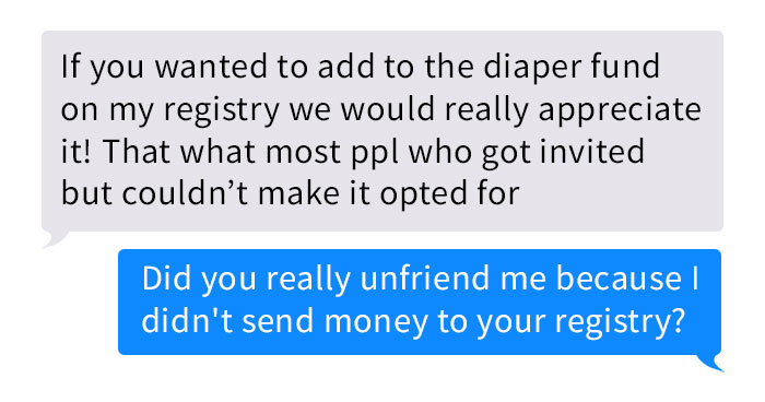 ‘Friend’ Blocks Grieving Woman Because She Didn’t Contribute To Her Diaper Fund, It Prompts People To Share Their Stories Of Fake Friends