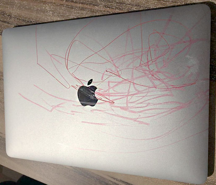 One-Year-Old Toddler Upgraded MacBook Pro