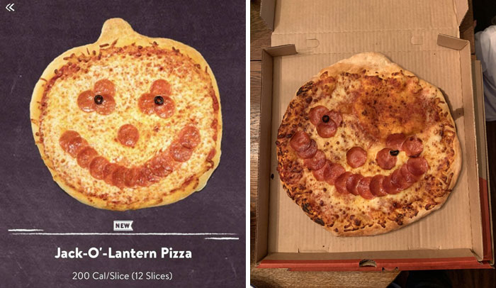 Jack-O'-Lantern Pizza