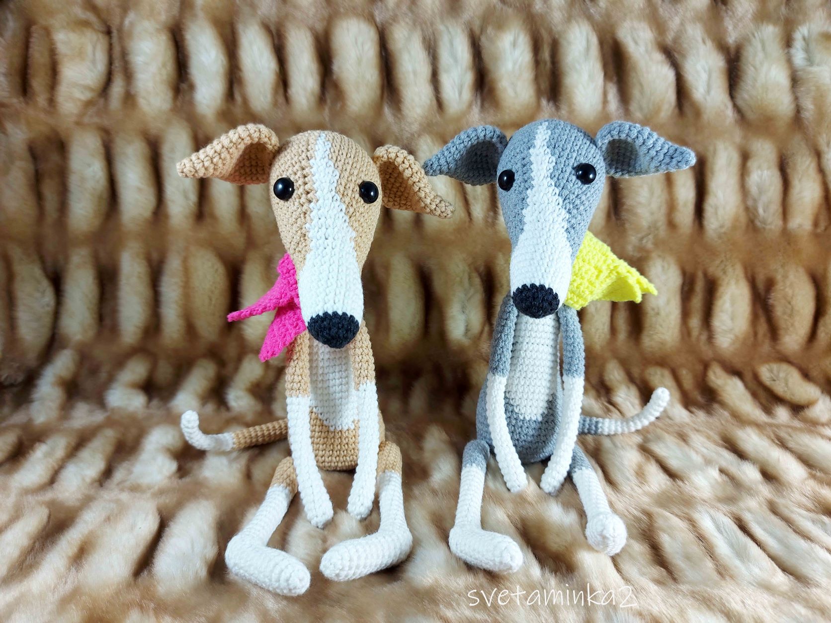 I Created An Amigurumi Pattern To Crochet Cool Greyhound Dogs. Just Look At How Cute They Are!