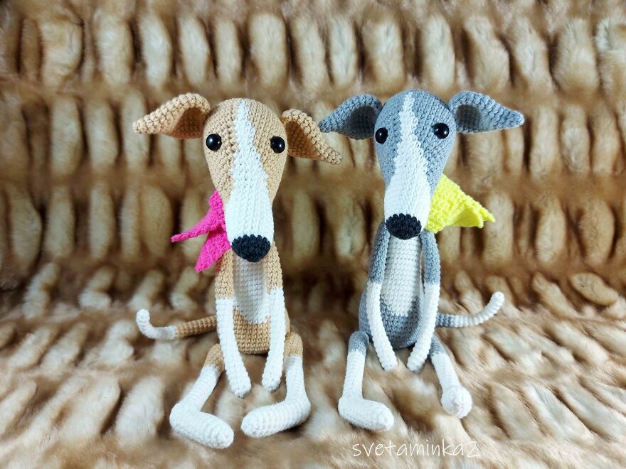 I Created An Amigurumi Pattern To Crochet Cool Greyhound Dogs. Just Look At How Cute They Are! I Created An Amigurumi Pattern To Crochet Cool Greyhound Dogs. Just Look At How Cute They Are!