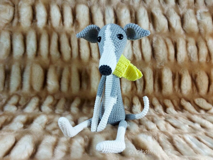 I Created An Amigurumi Pattern To Crochet Cool Greyhound Dogs. Just Look At How Cute They Are! I Created An Amigurumi Pattern To Crochet Cool Greyhound Dogs. Just Look At How Cute They Are!
