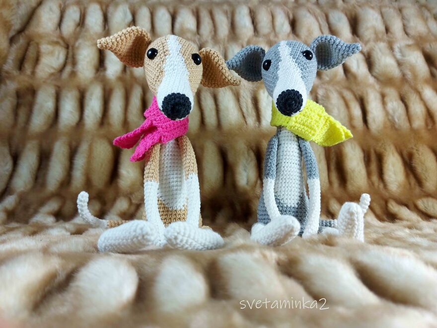 I Created An Amigurumi Pattern To Crochet Cool Greyhound Dogs. Just Look At How Cute They Are! I Created An Amigurumi Pattern To Crochet Cool Greyhound Dogs. Just Look At How Cute They Are!