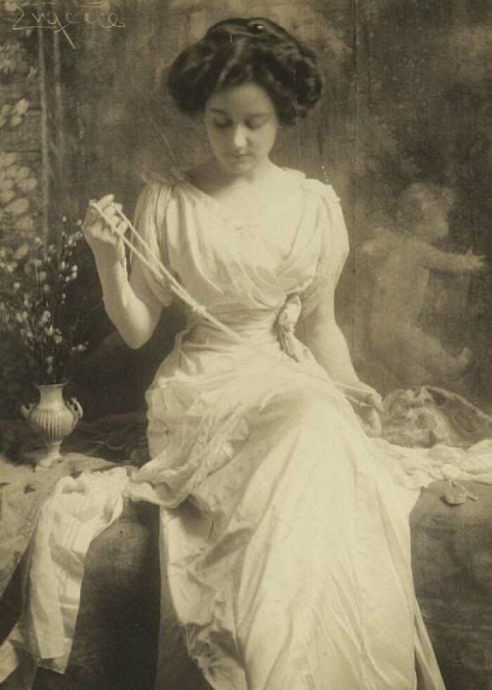El collar de perlas, 1900. Frank Eugene 