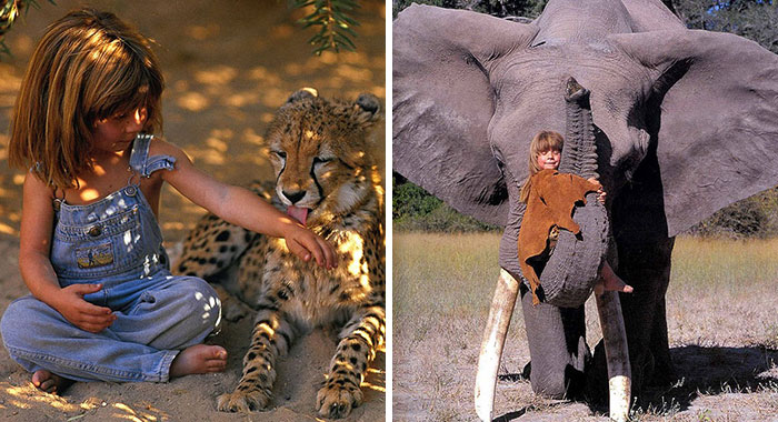 Ince The 19th-Century Guy Who Was The Actual Inspiration For The Character Of Mowgli Looked Far Less Cute On Photo (Google ’dina Sanichar’ At Your Own Risk), Let’s Look At Tippi Degre’s Childhood Gallery From The ’90s Instead