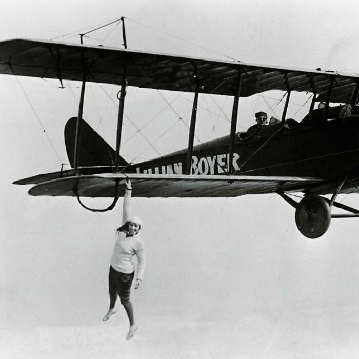 Hought Your Life Was Boring? Well, You Were Probably Right. Working As A Waitress In 1921, Lillian Boyer Was Invited By Customers To Go Flying