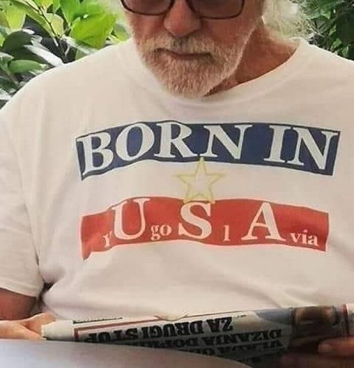 Whoever Wore This Yugoslavian ’80s Merch Certainly Is Celebrating 4th Of July