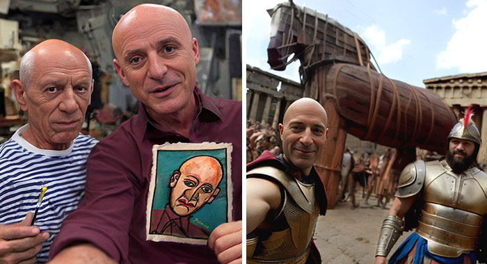 Meet Stelfie, A Mysterious Time Traveler Who Captured 28 Hilarious Selfies With Historical Figures