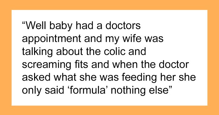 “She Lied”: Dad Tells Pediatrician The Truth About What His Wife Has Been Feeding Their 2-Month-Old Daughter