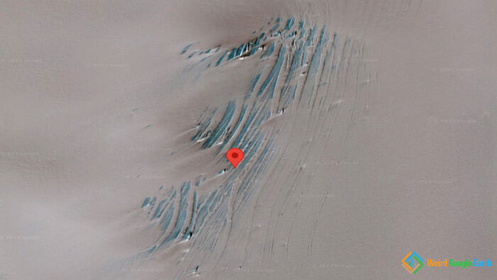 "Life Imitates Art". Location: Antarctic Ice Shield, Antarctica