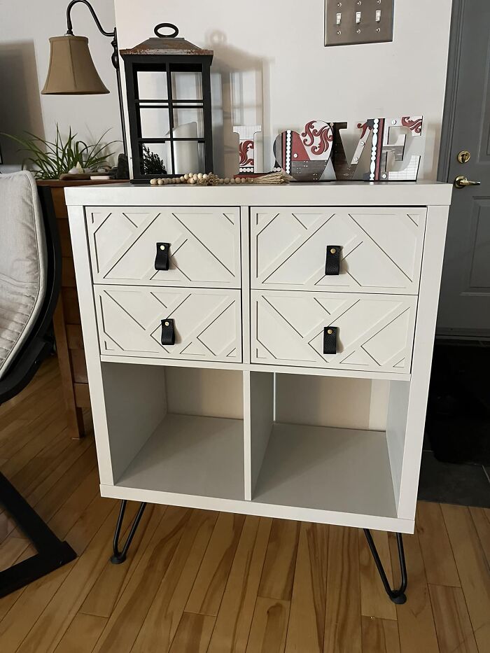 My First IKEA Makeover …the Kallax ! Now I Can’t Wait To Make Over Every Piece Of IKEA Furniture I Have !