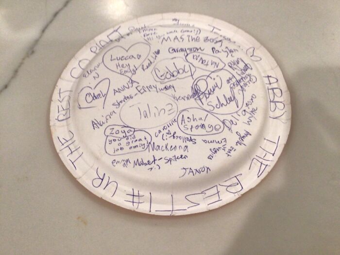 Here’s Another One- I Didn’t Have A Program So I Made The Whole Cast Sign My Plate