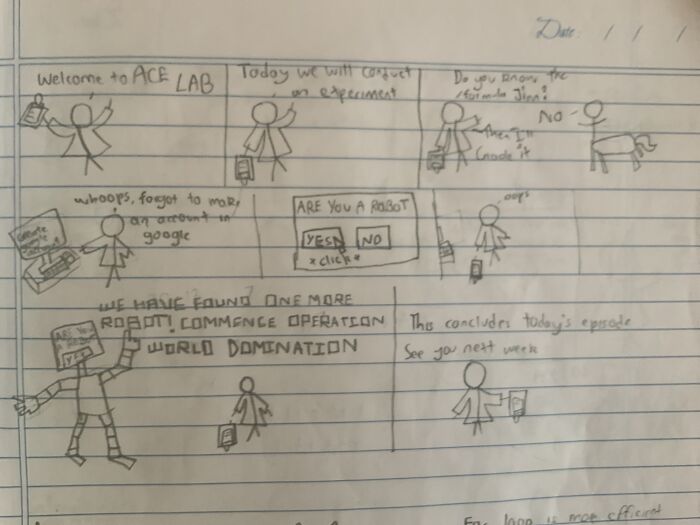 Apologies For The Bad Quality. It’s A Comic I Made And Really Love