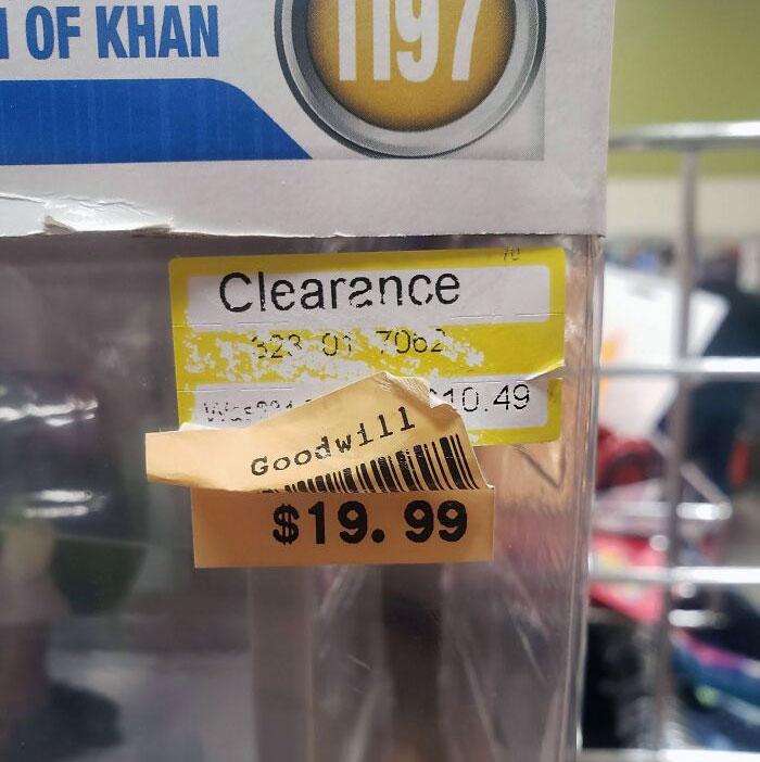 The Best Goodwill Finds Are The Ones Where You Can Easily Peel Off And See The Target Clearance Sticker For Half The Goodwill Price Underneath