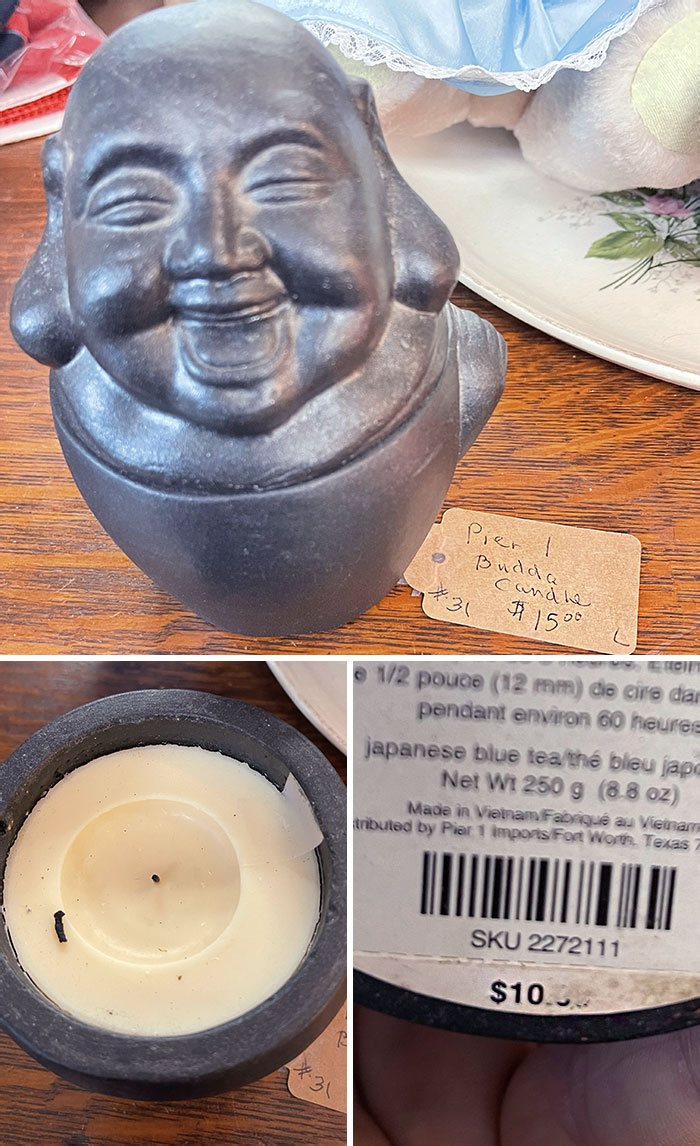 Used Pier 1 Buddha Candle At My Local Thrift Shop
