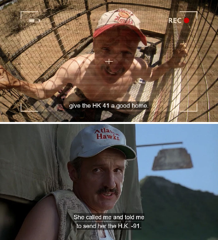 In Tremors 5: Bloodlines, While Recording His Last Will And Testament To His Ex-Wife Heather, Burt Tells Her To "Give The Hk 41 A Good Home," Referencing The Gun That She Took When She Divorced Him. In Tremors 2: Aftershocks, The Gun Had Previously Been Identified As An Hk 91