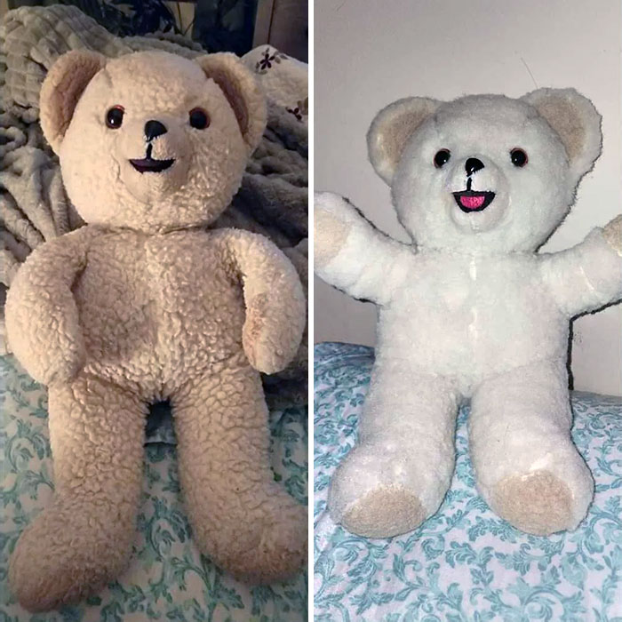 A 36-Year-Old, Well-Loved, Stuffed Animal Restoration By Me