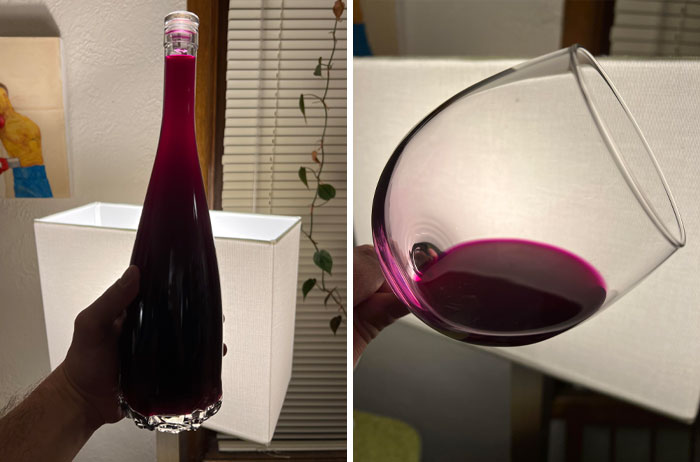 Made Wine From A Ton Of Prickly Pear I Harvested In New Mexico This September. Looks Rad. Tastes Like Fancy Dirt