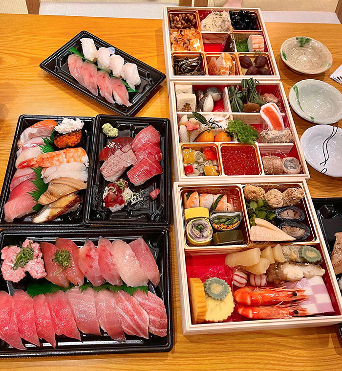 Japanese Style New Year's Eve Dinner