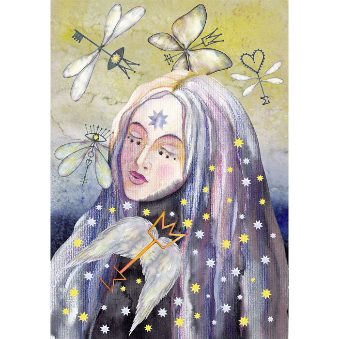 Watercolor Art Print "Key Thoughts"