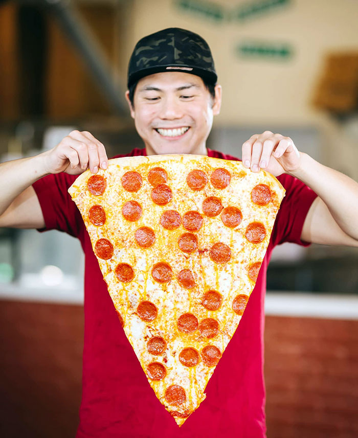 Biggest Slice Of Pizza In Dallas?