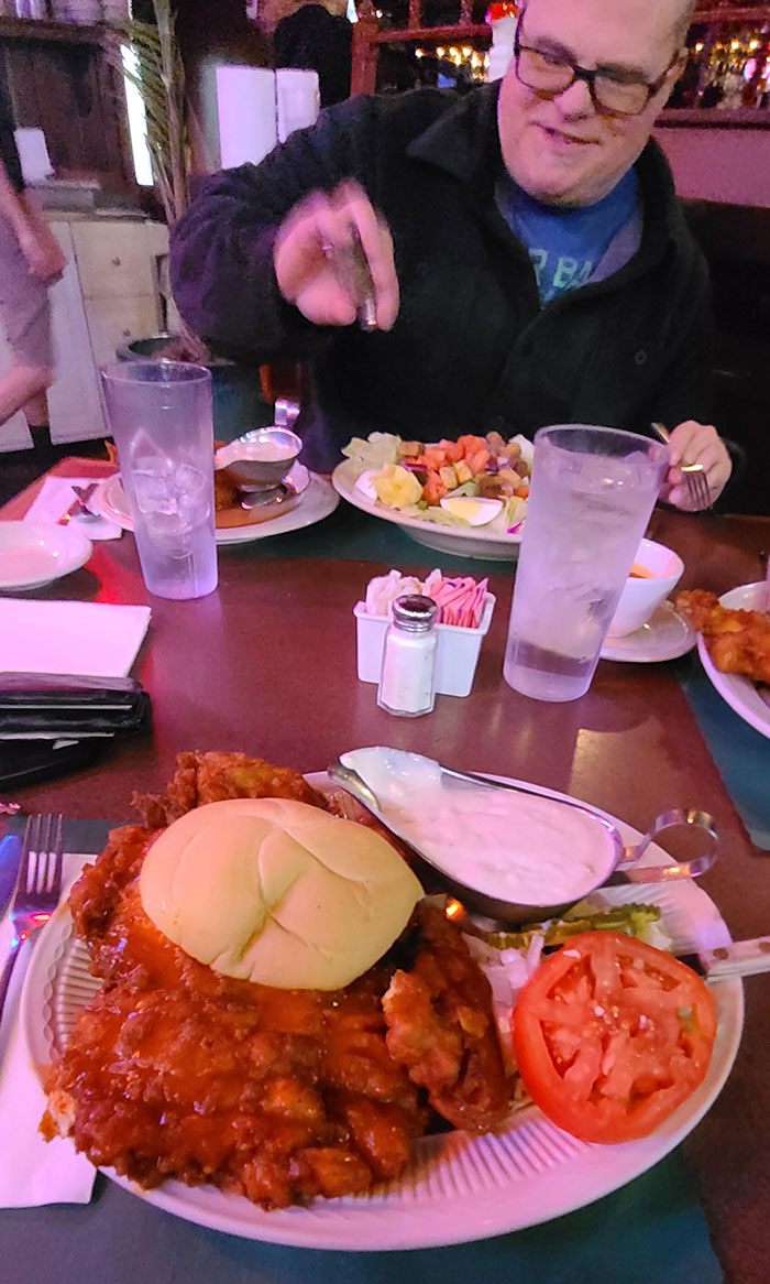 This Unit Of A Buffalo Chicken Sandwich At Anchorage Pub, Somers Point, NJ