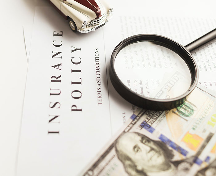 Picture of insurance policy