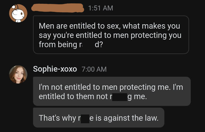 Don't Know How Many Times I Need To Say This, But Nobody Is Entitled To Sex