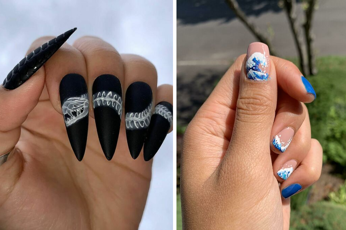 Skip The Manicurist And Head To A Tattoo Artist For Nail Art - NYLON  SINGAPORE